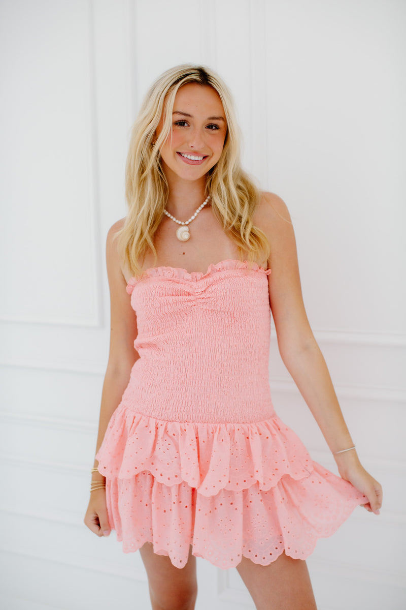 Victory Mini Dress - Pink – Triple Threads