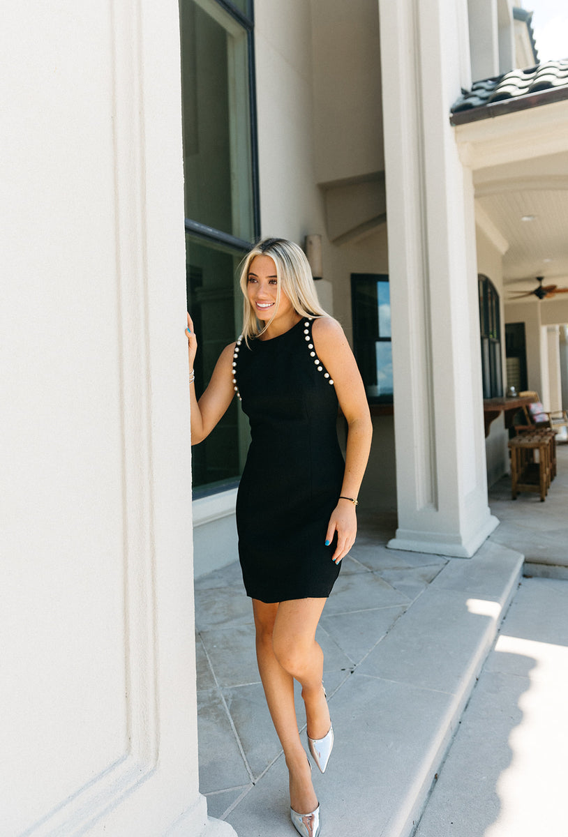 Classic Pearl Mini Dress