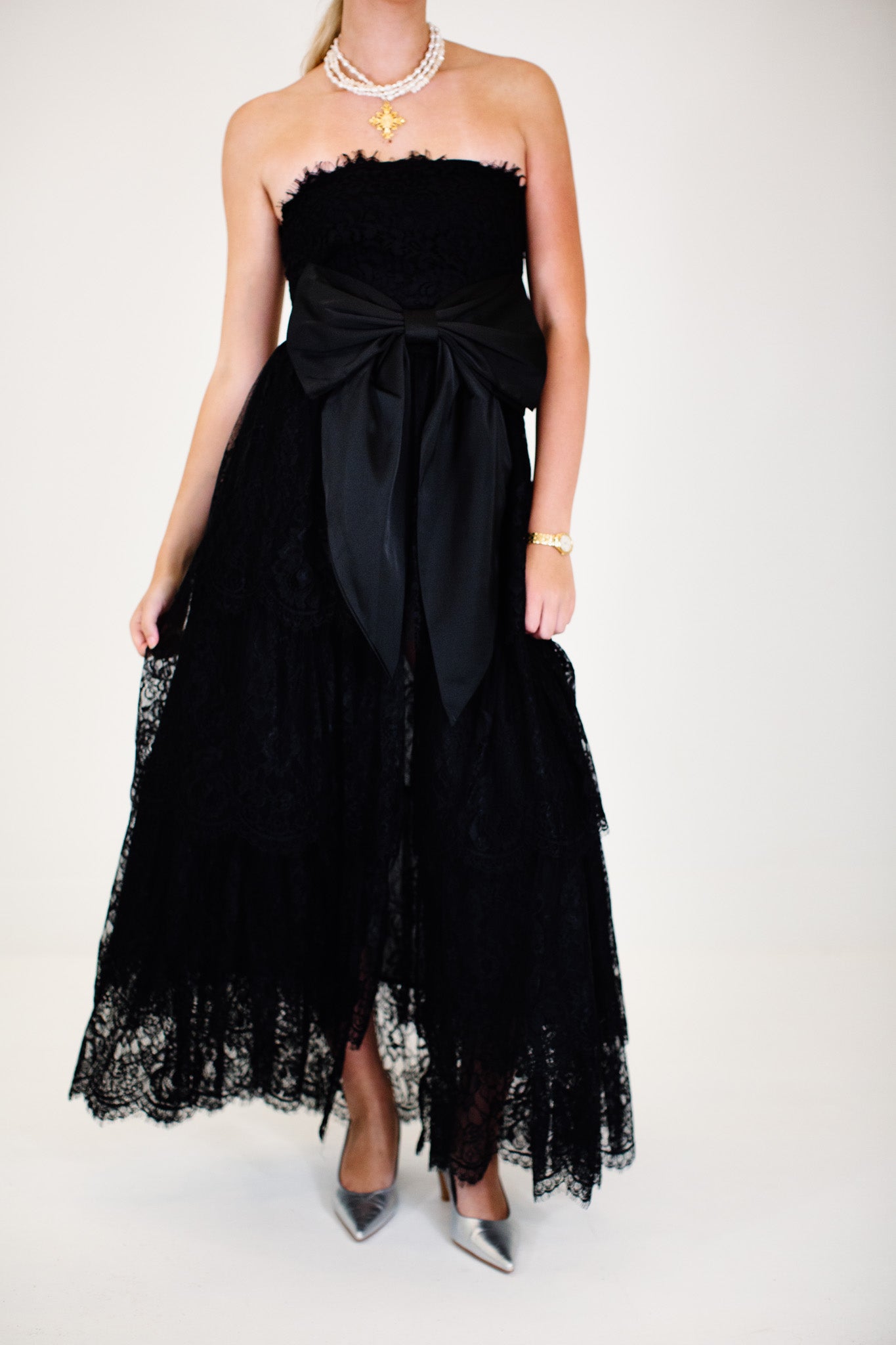 Sylvie Maxi Dress - Black Triple Threads Sylvie Maxi Dress - Black Triple Threads