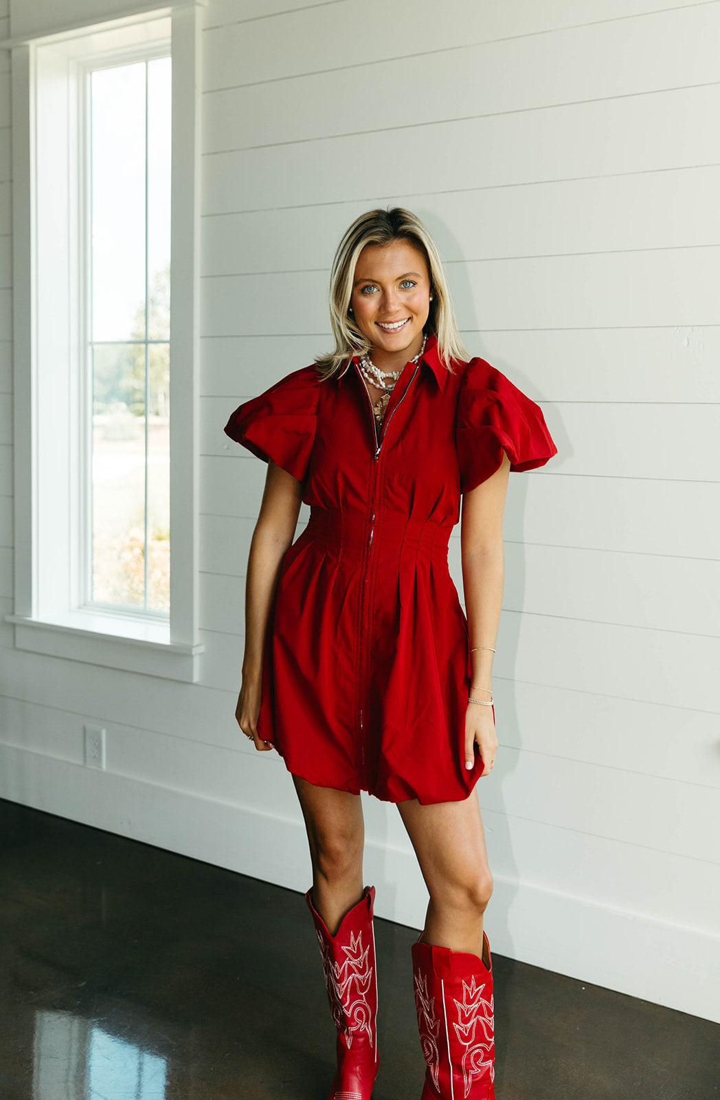 The Reba Cowgirl Boot Red