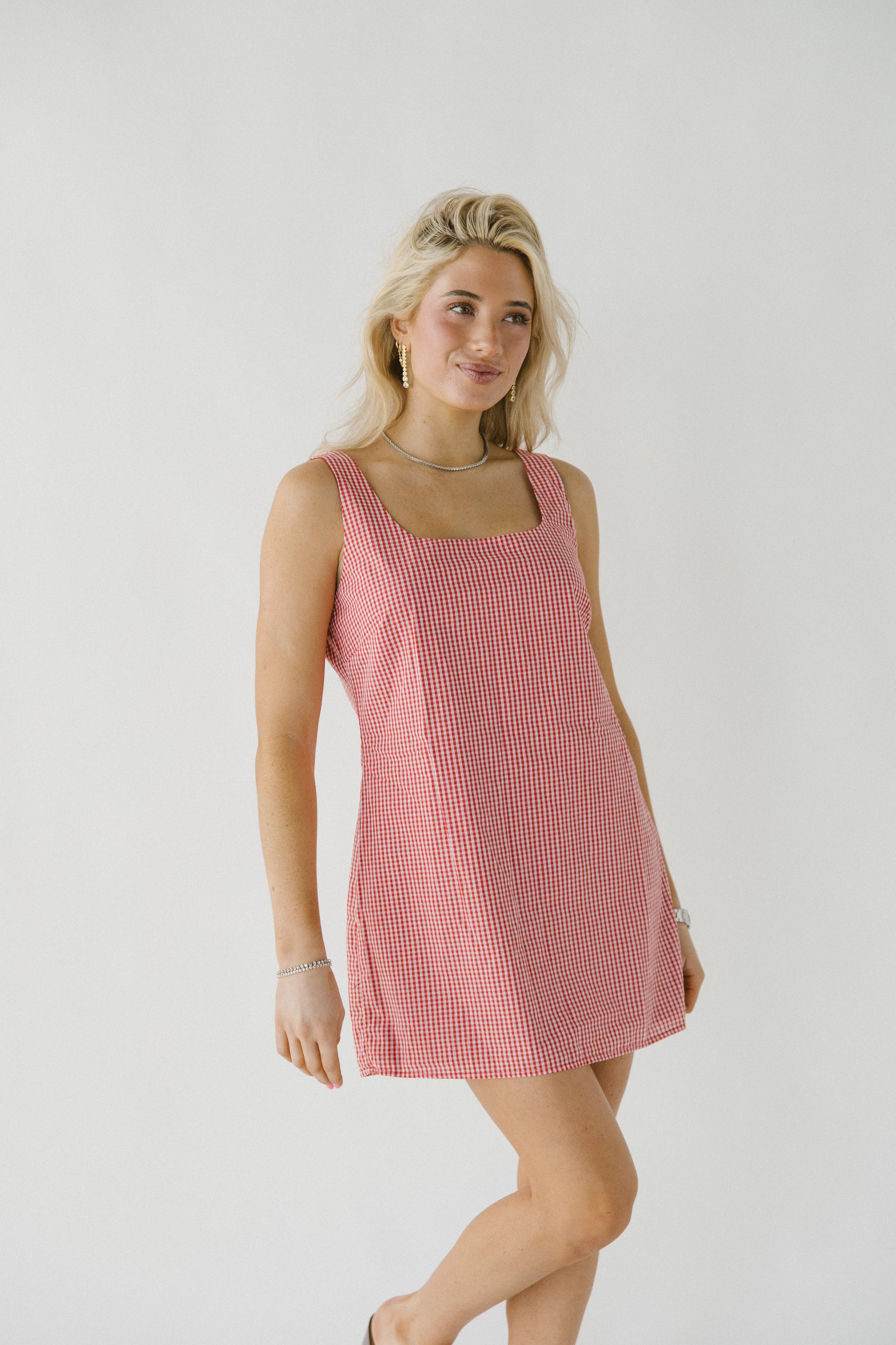 red mini dress off the shoulder CHERRY FLEUR OFF SHOULDER MINI DRESS